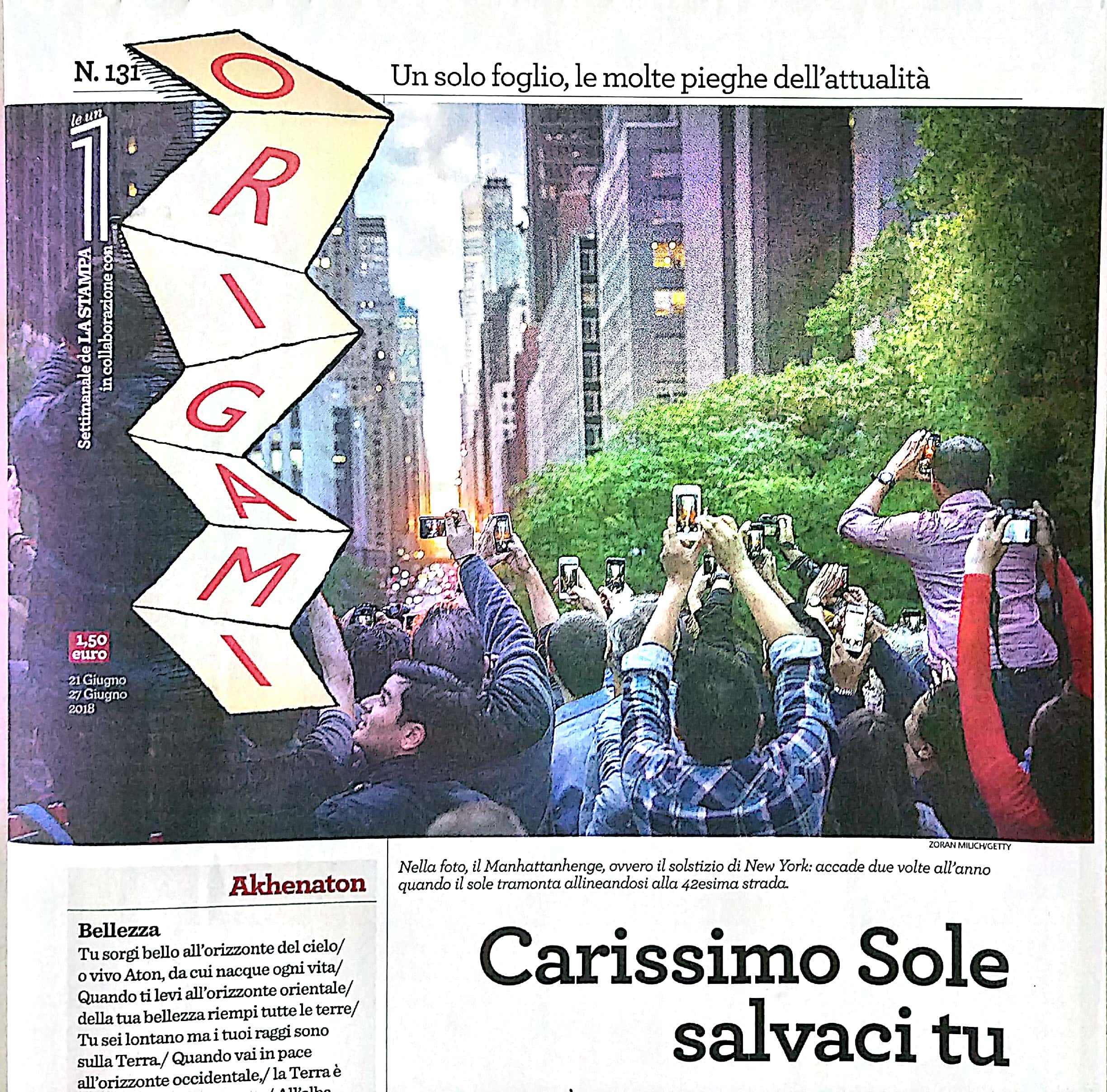 La Stampa - Origami